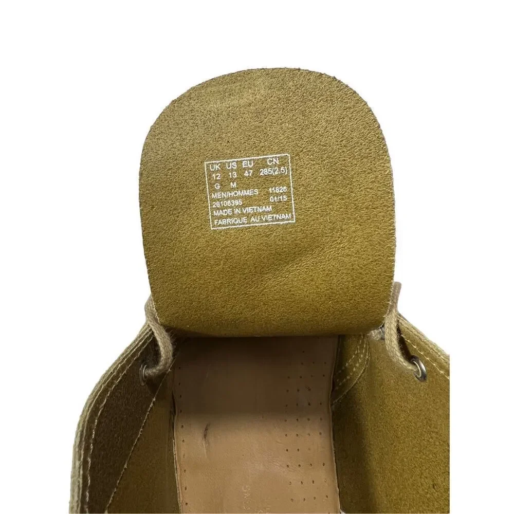 Clarks Original Suede Leather Desert Boots Men’s Size 13